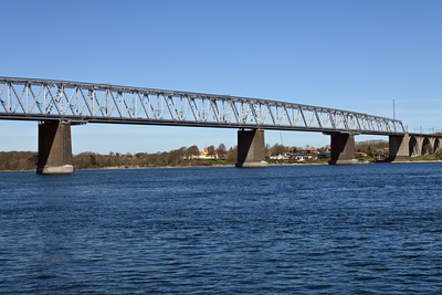 Alte Br&uuml;cke &uuml;ber den Lillebelt