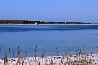 Strand, See, Leuchtturm-herrlich