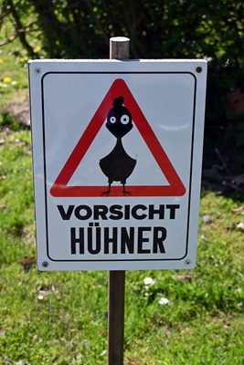 Vorsicht H&uuml;hner
