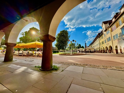 Arkaden am Marktplatz in Freudenstadt