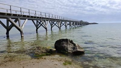 Seebr&uuml;cke Arnager, Bornholm