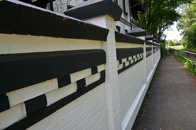 Wand vom Bahnhof