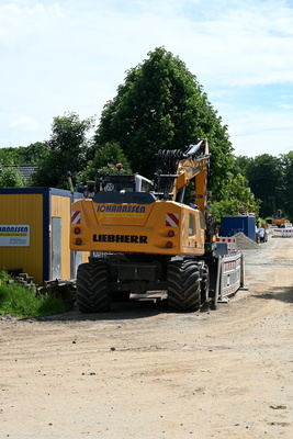 Bagger bei der Arbeit