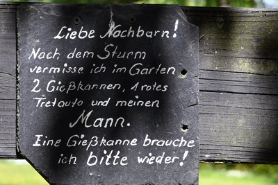 Humor ist gut!