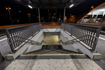 Treppe in den Untergrund