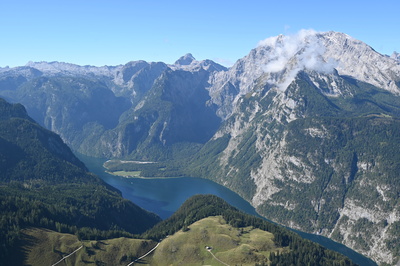 Blick auf den K&ouml;nigssee vom Jenner