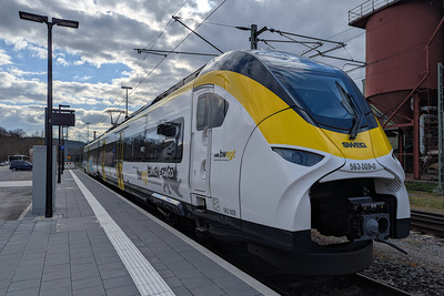 Akku Triebwagen der Hesse Bahn