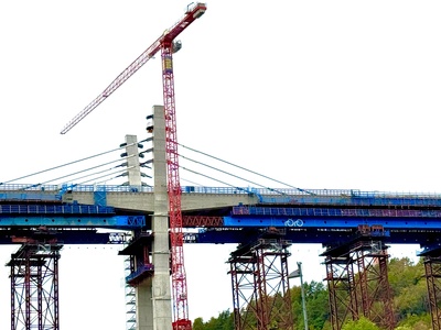 Br&uuml;ckenbau f&uuml;r Autobahn